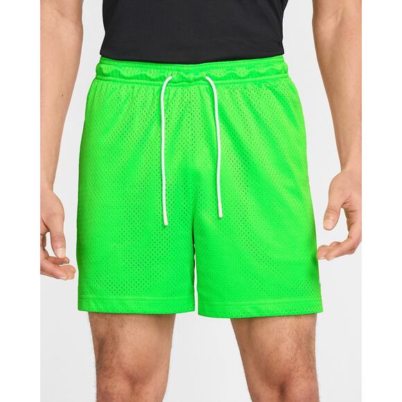 Nike Mens Size S Dri FIT 5" Mesh Basketball Shorts Pockets Neon Green HV1880 398 - Picture 3 of 15
